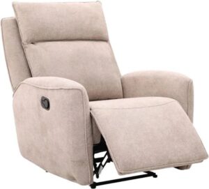 כורסת טלוויזיה מבד דגם RIMINI מבית Dr.Gav - צבע קרם