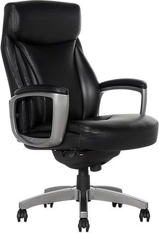 כסא מנהלים ארגונומי ואורתופדי מתכוונן דגם Arcadian מבית Lazboy - צבע שחור