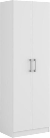 ארון שירות 5 מדפים ו-2 דלתות דגם Lola מבית Bradex - צבע לבן