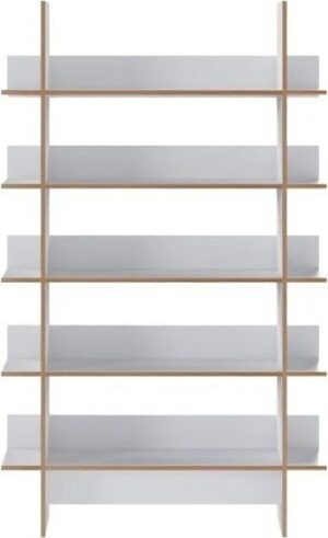 יחידת מדפים מעוצבת דגם BS201 מבית Step Up - צבע לבן