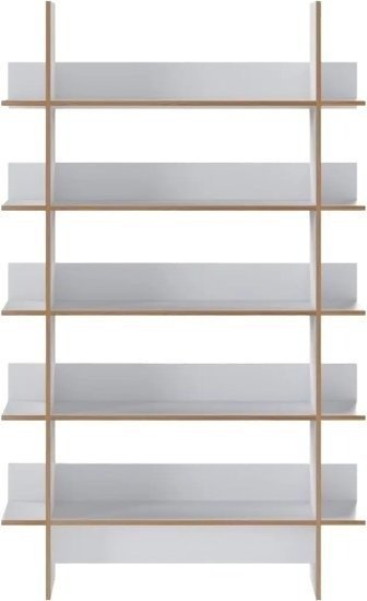 יחידת מדפים מעוצבת דגם BS201 מבית Step Up - צבע לבן