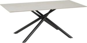 שולחן פינת אוכל מלבני יוקרתי עשוי שיש דגם DT814 מבית Step Up - צבע אפור