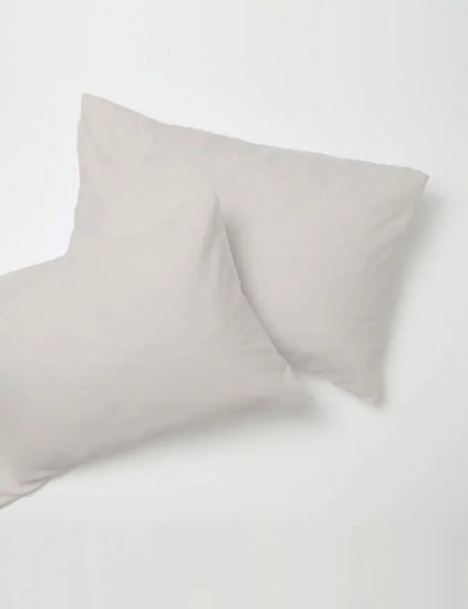 סט מצעים למיטה זוגית 160x200 ס''מ דגם בית מלון מבית ערד טקסטיל - צבע קרם