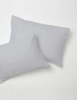 סט מצעים למיטה זוגית 160x200 ס''מ דגם בית מלון מבית ערד טקסטיל - צבע אפור בהיר