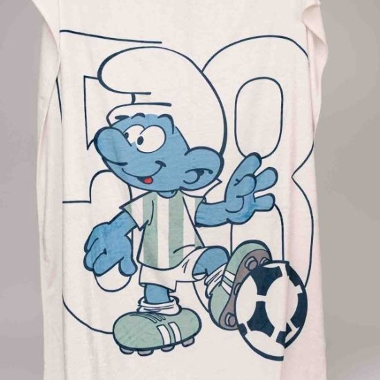 שמיכת חורף לילדים 150x200 ס''מ מבית Vardinon - דרדסים דגם Smurf Goal
