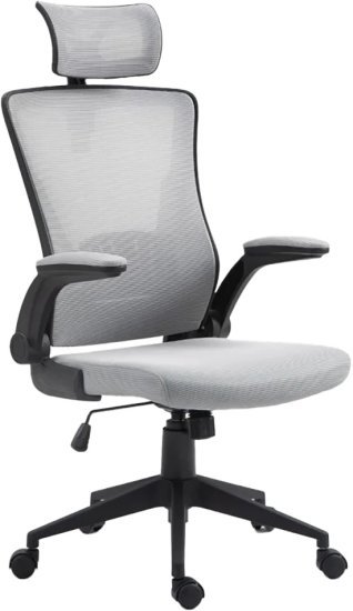 כיסא משרדי HARVARD מבית Dr.Gav - צבע שחור / אפור בהיר