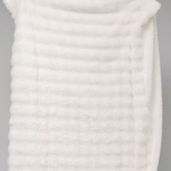 שמיכת חורף מיקרופייבר יחיד 150x200 ס''מ דגם Monaco מבית Vardinon - צבע לבן