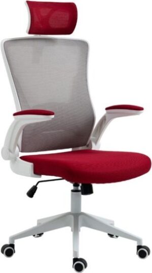 כיסא משרדי HARVARD מבית Dr.Gav - צבע אדום / לבן