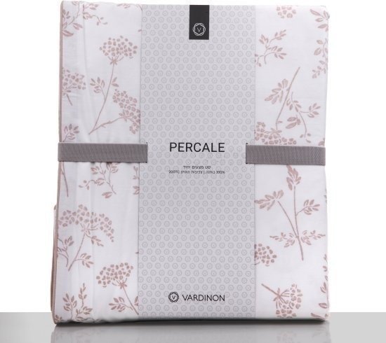 סט מצעים פרקל 100% כותנה 140x200 ס''מ דגם Olivia מבית Vardinon