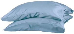 זוג ציפיות לכרית סאטן 100% כותנה 50x70 ס''מ קולקציית Mix And Match סדרת אינפיניטי מבית Homestyle - כחול