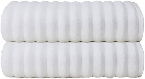 423938_b_1.jpg 2 מגבות גוף ענקיות 100% כותנה 90x140 ס''מ דגם הדסון מבית Homestyle - צבע לבן