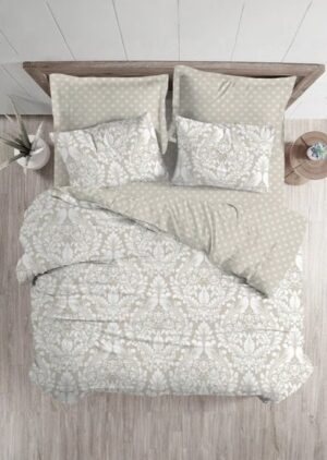 425047_b_1.jpg סט מצעים 6 חלקים פרקל 100% כותנה 160x200 ס''מ סדרת Exclusive דגם אלינה מבית Homestyle