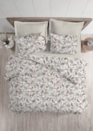 425113_b_1.jpg סט מצעים 6 חלקים פרקל 100% כותנה 160x200 ס''מ סדרת Exclusive דגם סקרלט מבית Homestyle