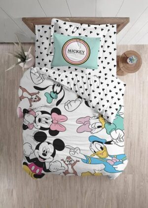 425120_b_1.jpg סט מצעים 3 חלקים 100% מיקרופייבר 90x200 ס''מ מבית Homestyle - דגם Disney Party