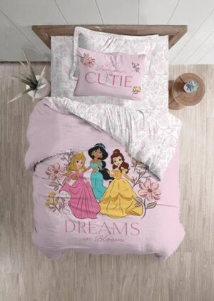 425127_b_1.jpg סט מצעים 3 חלקים 100% מיקרופייבר 90x200 ס''מ מבית Homestyle - דגם Sweet Princesses