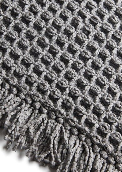 שטיח לרצפה 50x80 ס''מ דגם וואפל מבית Homestyle - צבע אפור כהה