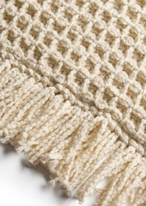 שטיח לרצפה 70x120 ס''מ דגם וואפל מבית Homestyle - צבע קרם