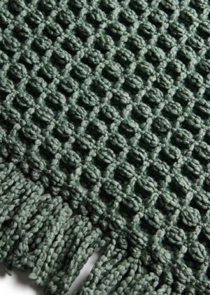 שטיח לרצפה 70x120 ס''מ דגם וואפל מבית Homestyle - צבע ירוק