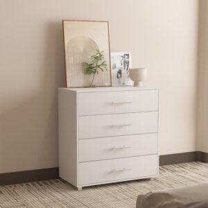 שידת אחסון עם 4 מגירות דגם Opal מבית Star Shop - צבע לבן