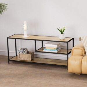 מזנון טלוויזיה ברוחב 120 ס''מ דגם Dolev מבית Star Shop - צבע שחור / עץ