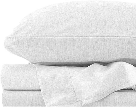 זוג ציפיות לכרית 50x70 ס''מ קולקציית Jersey מבית Arige Gad - צבע לבן