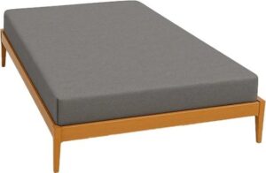 סדין למיטה זוגית 160x200 ס''מ קולקציית Jersey מבית Arige Gad - צבע אפור סלע