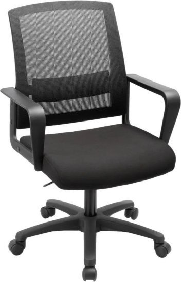 כיסא משרדי דגם MeshLoop מבית Miracase - צבע שחור