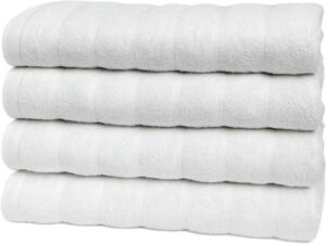 4 מגבות גוף 100% כותנה 70x130 ס''מ קולקציית אלמוג מבית Arige Gad - צבע לבן