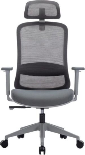 כיסא משרדי ארגונומי דגם Ergoboost מבית Miracase - צבע אפור