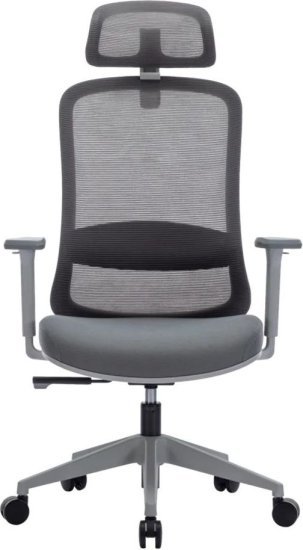 כיסא משרדי ארגונומי דגם Ergoboost מבית Miracase - צבע אפור