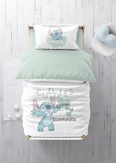 סט מצעים 3 חלקים 100% כותנה 70x130 ס''מ מבית Homestyle - סטיץ בייבי