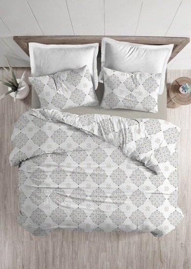 סט מצעים 3 חלקים 100% מיקרופלנל 90x200 ס''מ מבית Homestyle - דגם Goldie