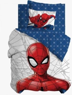 429107_b_1.jpg סט מצעים 3 חלקים 100% כותנה 120x200 ס''מ מבית Homestyle - דגם Spiderman In Action