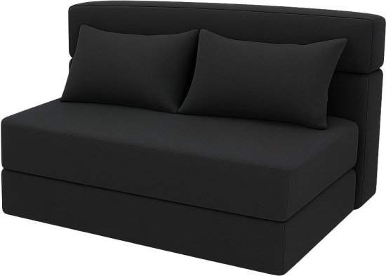 ספה נפתחת למיטה בגודל 140x200 ס''מ דגם Sleepo מבית King Comfort - צבע שחור