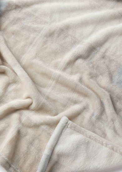 שמיכת חורף יחיד מיקרופלנל 150x200 ס''מ דגם אנה מבית Homestyle - צבע בז'