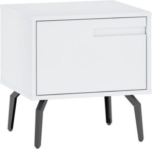 שידת לילה מעוצבת דגם NS3289 מבית Step Up - צבע לבן