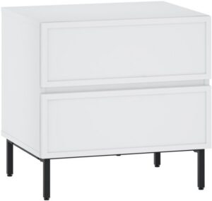 שידת לילה מעוצבת דגם NS3288 מבית Step Up - צבע לבן