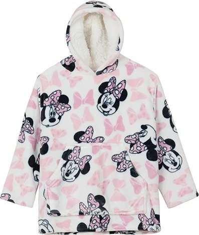 פונצ’ו פרוותי לחורף 100% פוליאסטר גילאים 7-14 מבית Homestyle - מיני מאוס