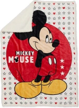 430425_b_1.jpg כרבולית פרוותית לחורף 100% פוליאסטר 100x140 מבית Homestyle - מיקי מאוס