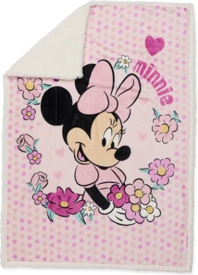 כרבולית פרוותית לחורף 100% פוליאסטר 100x140 מבית Homestyle - מיני מאוס