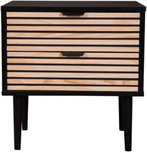 431746_b_1.jpg שידת לילה דגם פסים מבית Ramos - צבע שחור / אלון