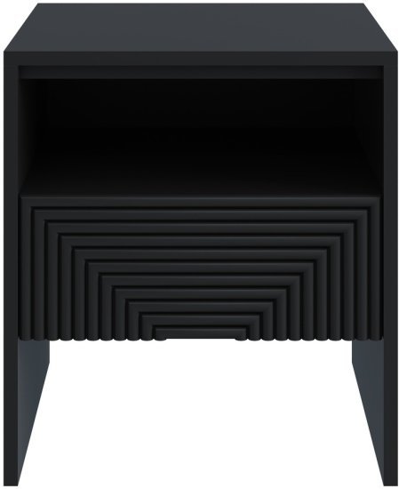 שידת לילה דגם אדל מבית Ramos - צבע שחור