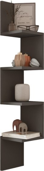 431839_b_1.jpg מדף פינתי מעוצב 4 מדפים דגם Kars מבית Homax - צבע פחם