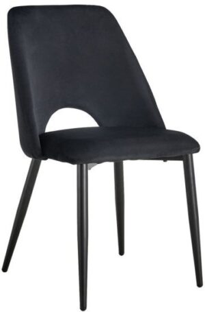 זוג כיסאות לפינת אוכל דגם בנגקוק Ramos - צבע שחור