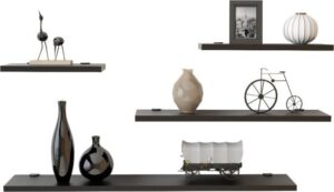 431885_b_1.jpg רביעיית מדפים צפים ברוחב 30/40/60 / 90 ס''מ דגם Cords מבית Homax - צבע שחור