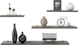 431888_b_1.jpg רביעיית מדפים צפים ברוחב 30/40/60 / 90 ס''מ דגם Cords מבית Homax - צבע אפור