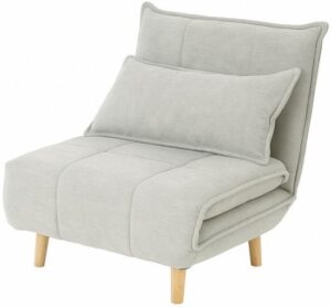 כורסא נפתחת למיטת יחיד דגם Doris מבית Bradex - צבע אפור בהיר