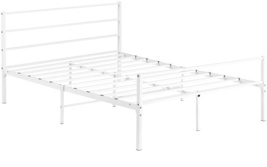 בסיס מיטת נוער ממתכת 120x190 ס''מ דגם Noya מבית Tudo Design - צבע לבן