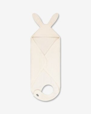 433414_b_1.jpg מגבת רחצה קפוצ'ון עם אוזני חיה 70x70 ס''מ מבית Minene - צבע שמנת