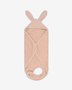 433420_b_1.jpg מגבת רחצה קפוצ'ון עם אוזני חיה 70x70 ס''מ מבית Minene - צבע ורוד פודרה